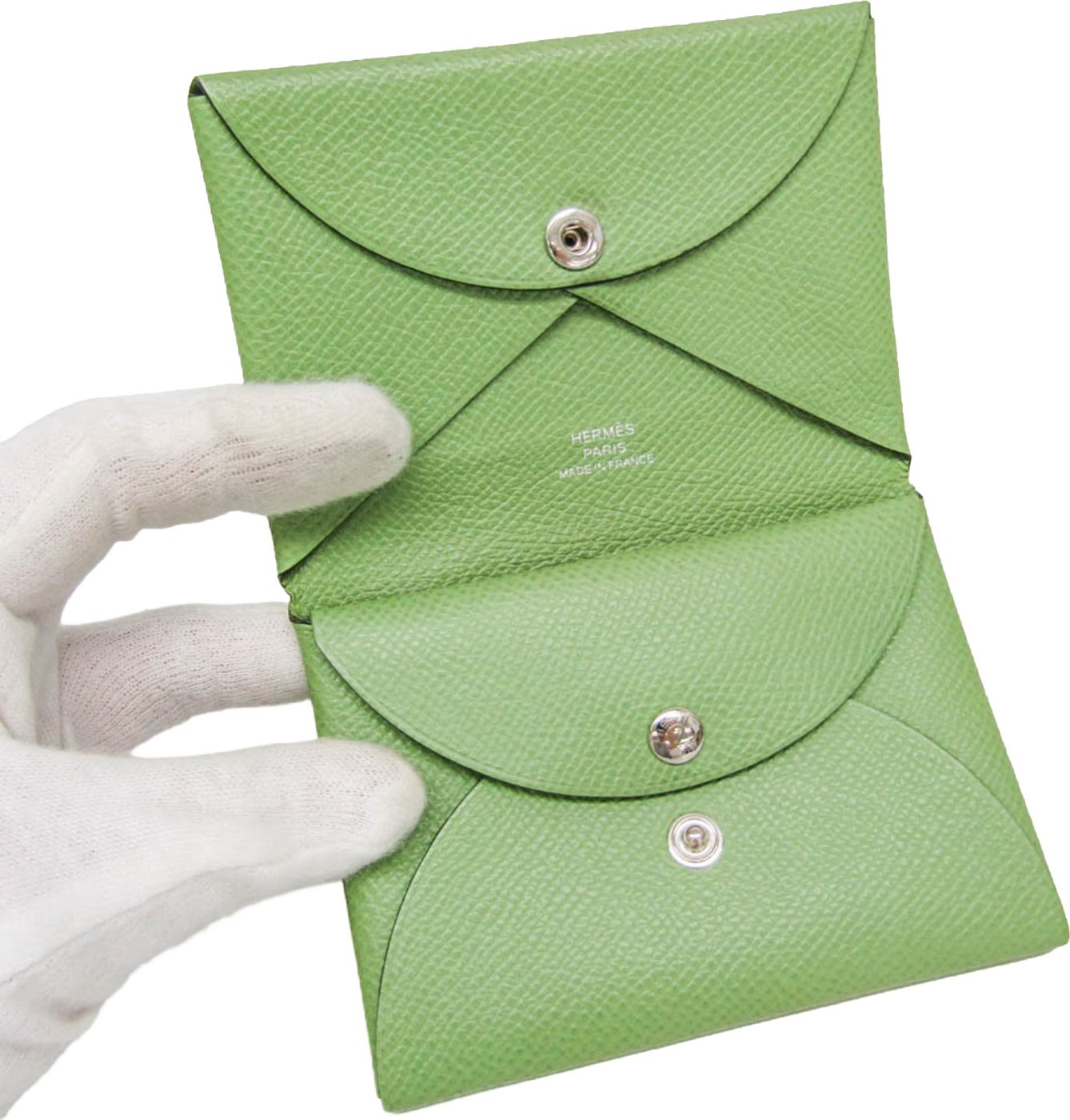 Hermes Calvi Duo Card Holder Epsom