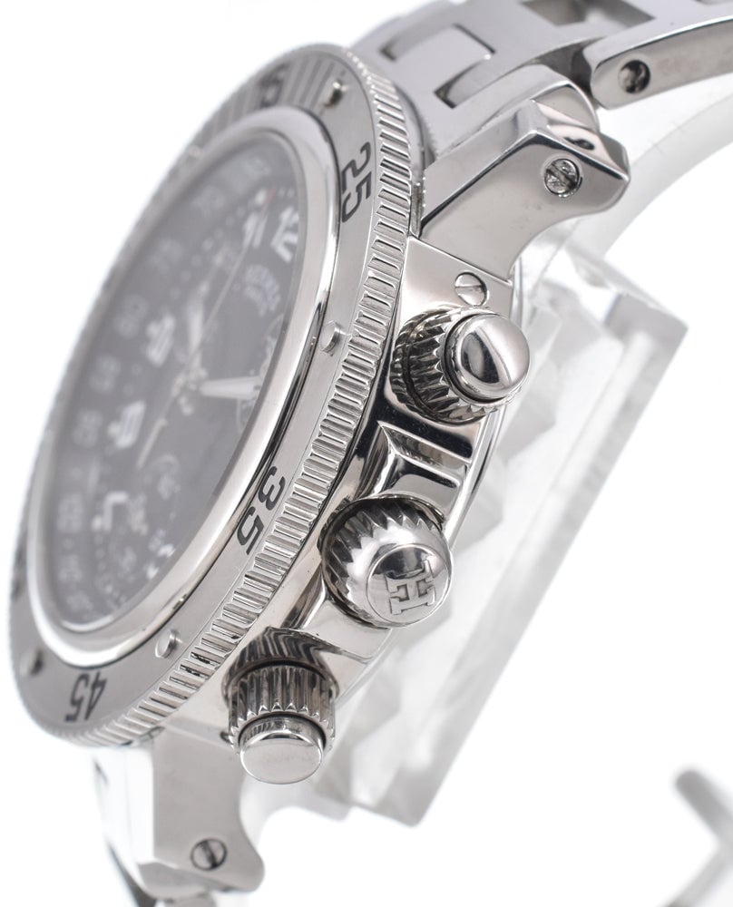 Hermes Clipper Diver Chronograph Quartz Stainless Steel 33