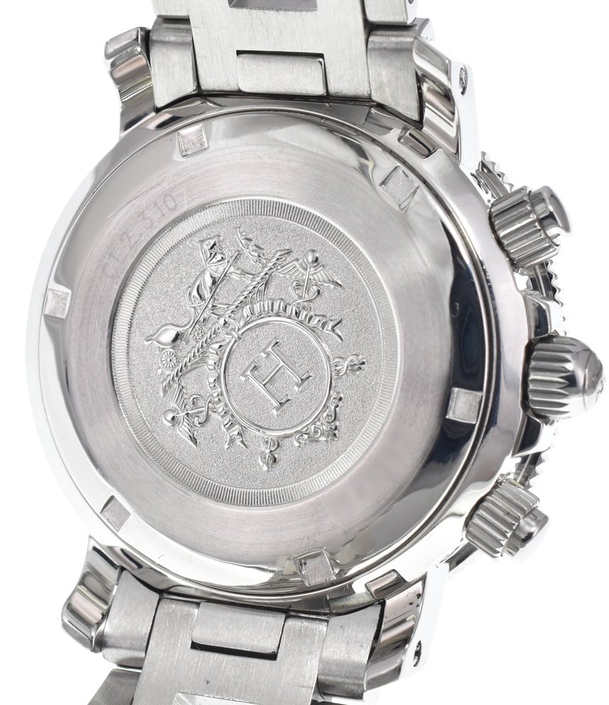 Hermes Clipper Diver Chronograph Quartz Stainless Steel 33