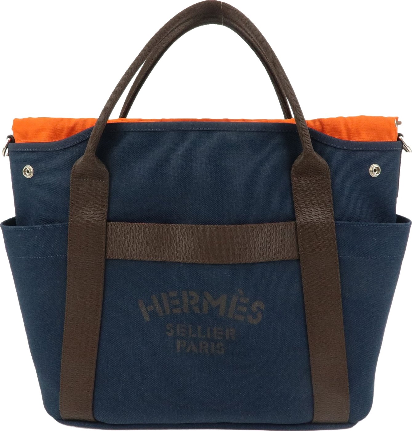 Hermes Sac De Pansage Groom Canvas