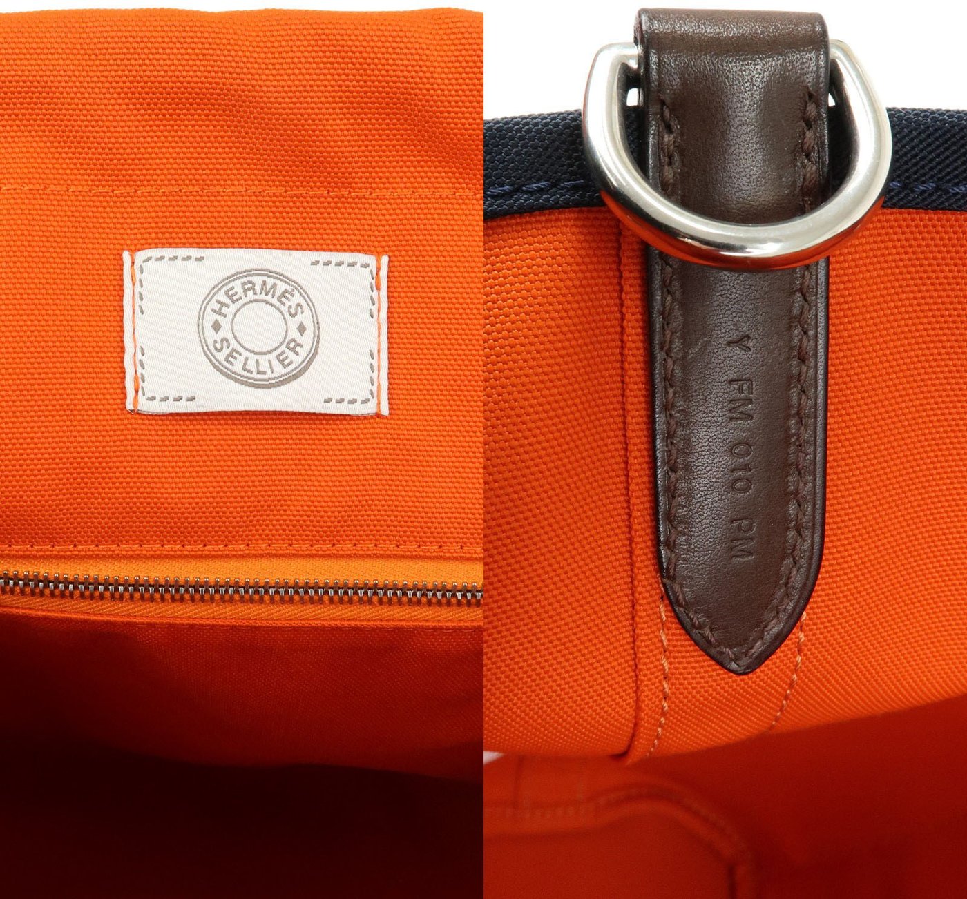 Hermes Sac De Pansage Groom Canvas