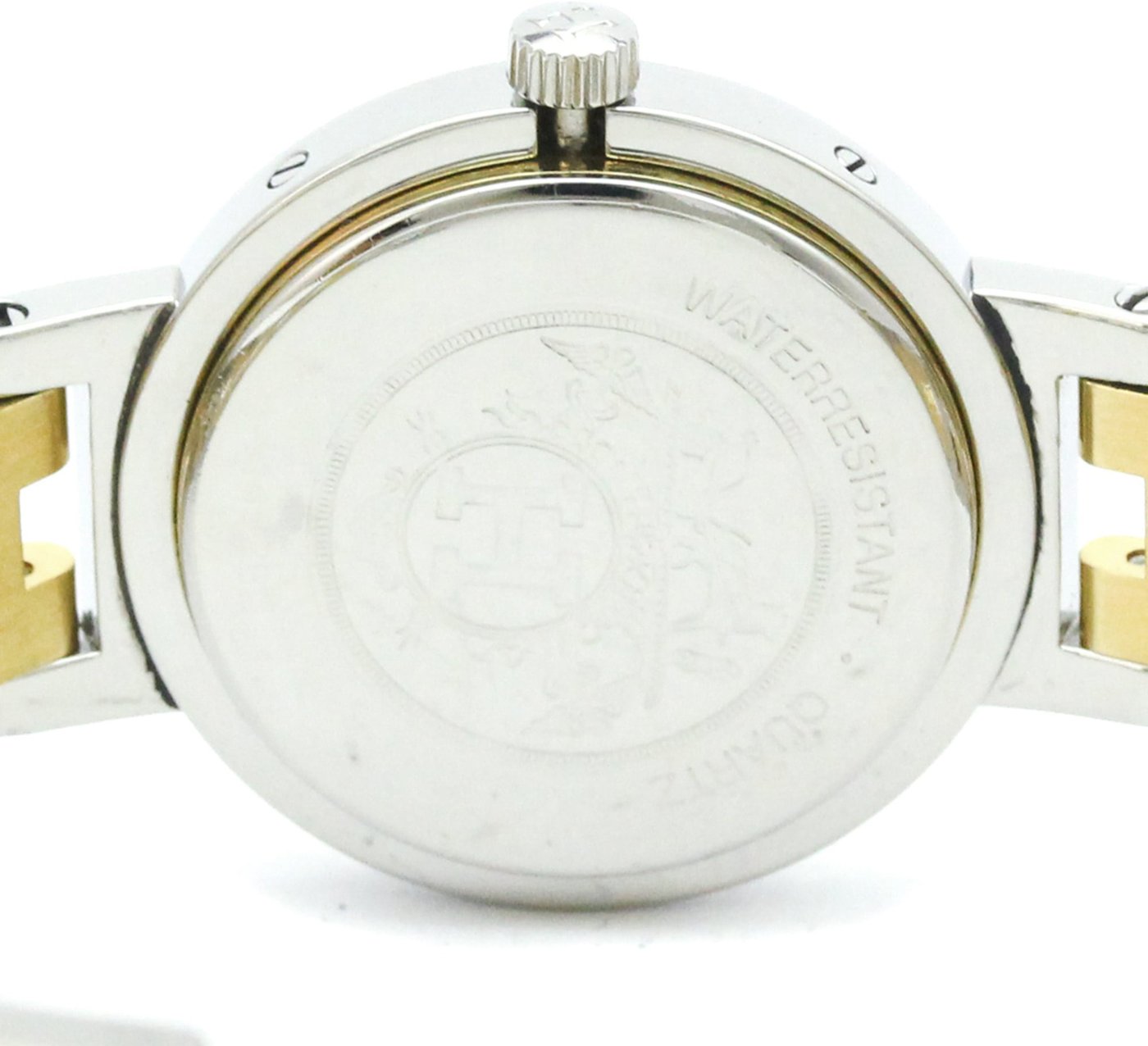 Hermes Clipper Quartz Stainless Steel and Plated Metal 36