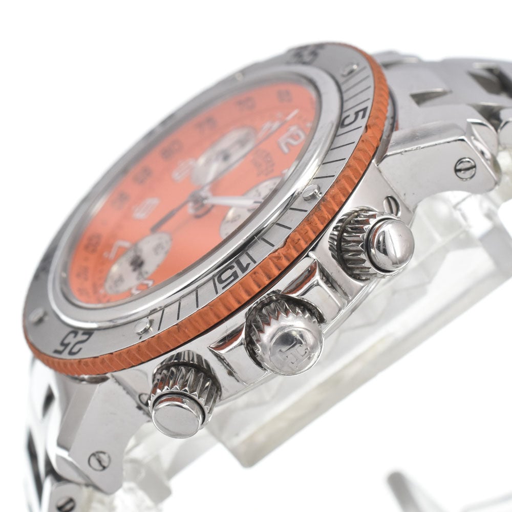 Hermes Clipper Diver Chronograph Quartz Stainless Steel and Rubber 33