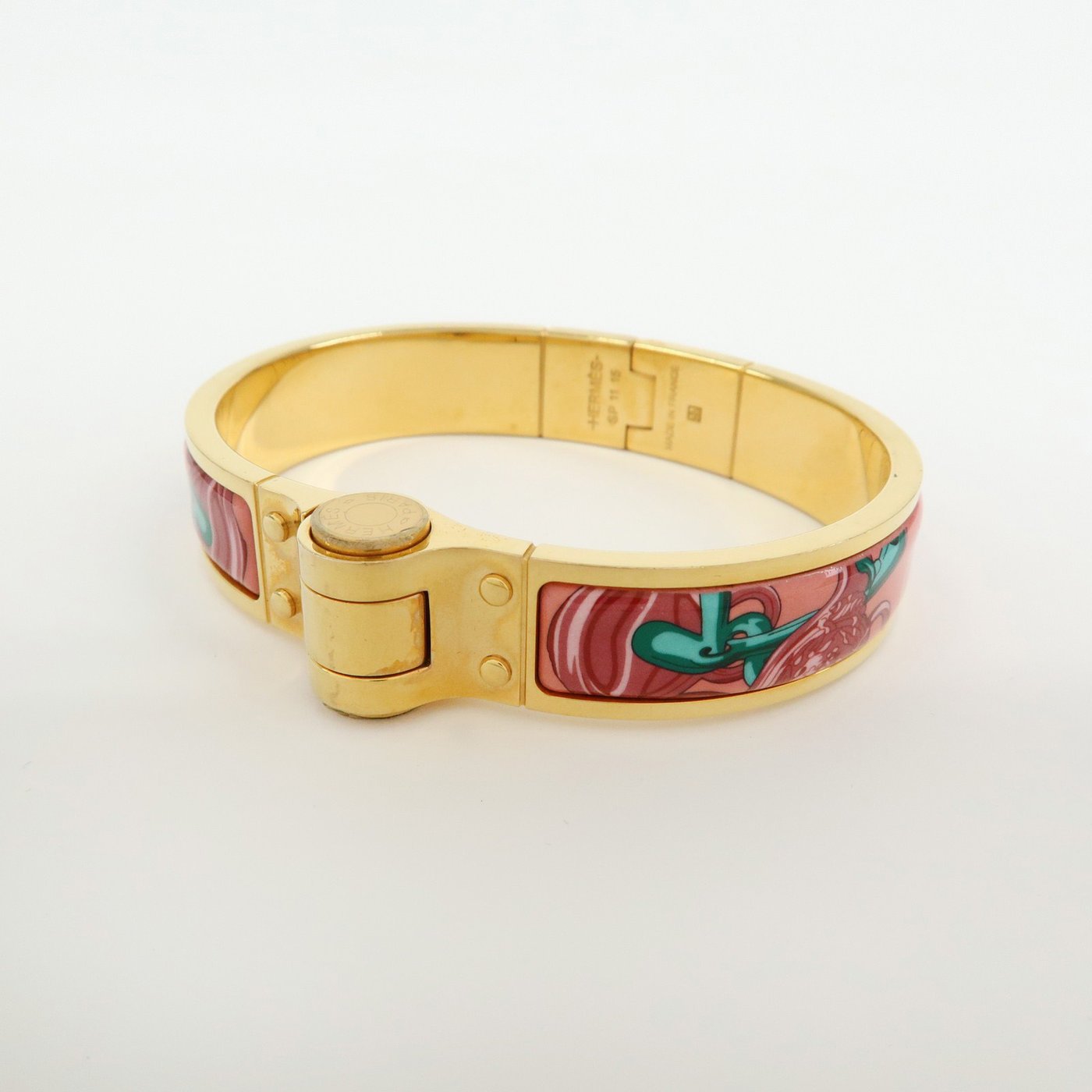 Hermes Charniere Uni Hinged Metal and Enamel Narrow