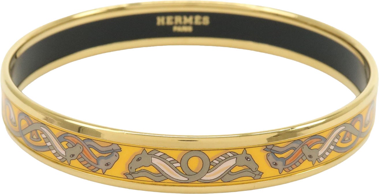 Hermes Bangle Printed Enamel Thin