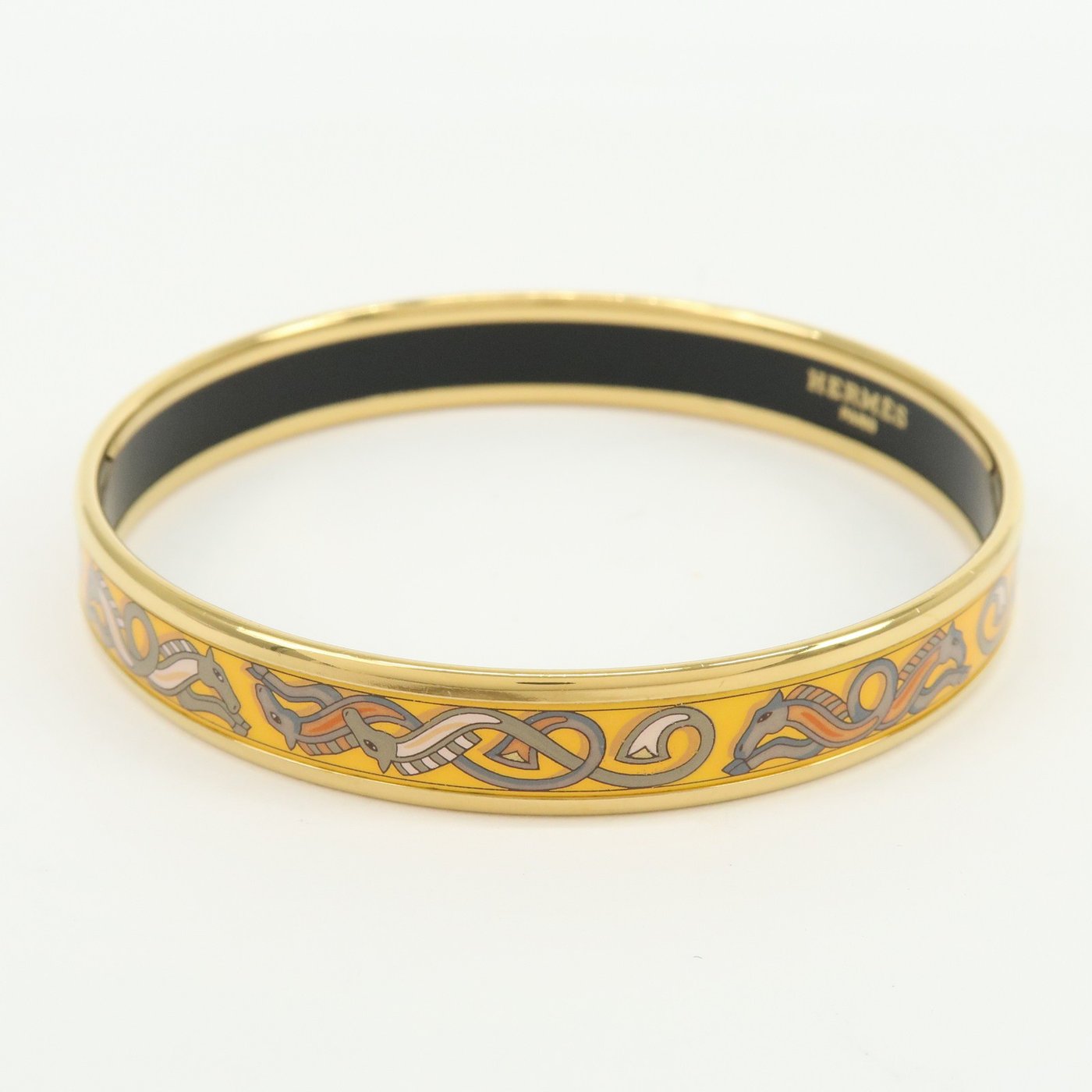 Hermes Bangle Printed Enamel Thin