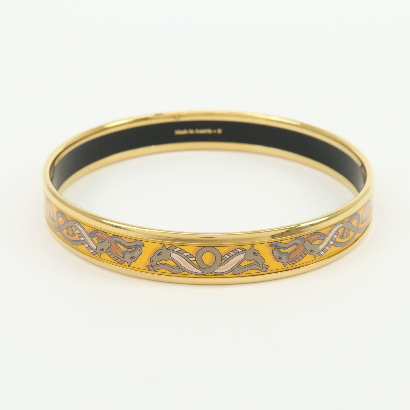 Hermes Bangle Printed Enamel Thin