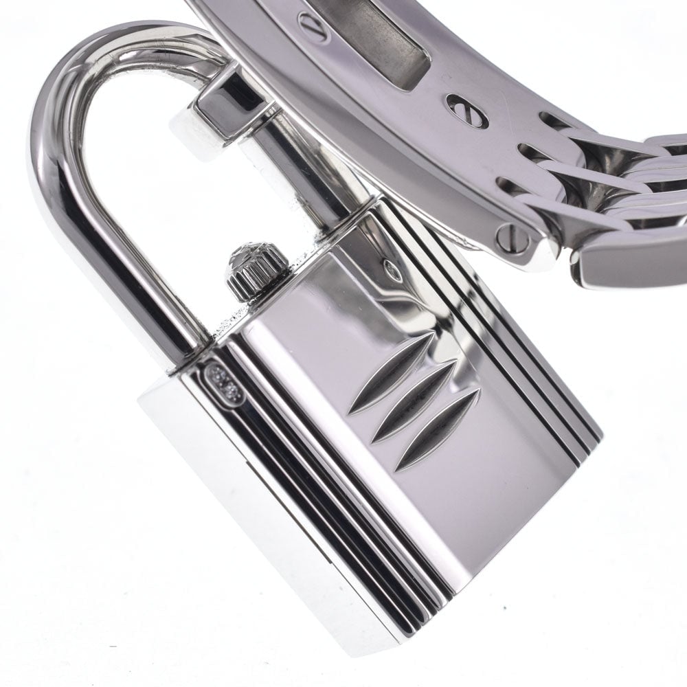 Hermes Kelly Quartz Stainless Steel with Diamond Bezel 16