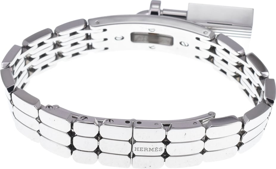 Hermes Kelly Quartz Stainless Steel with Diamond Bezel 16