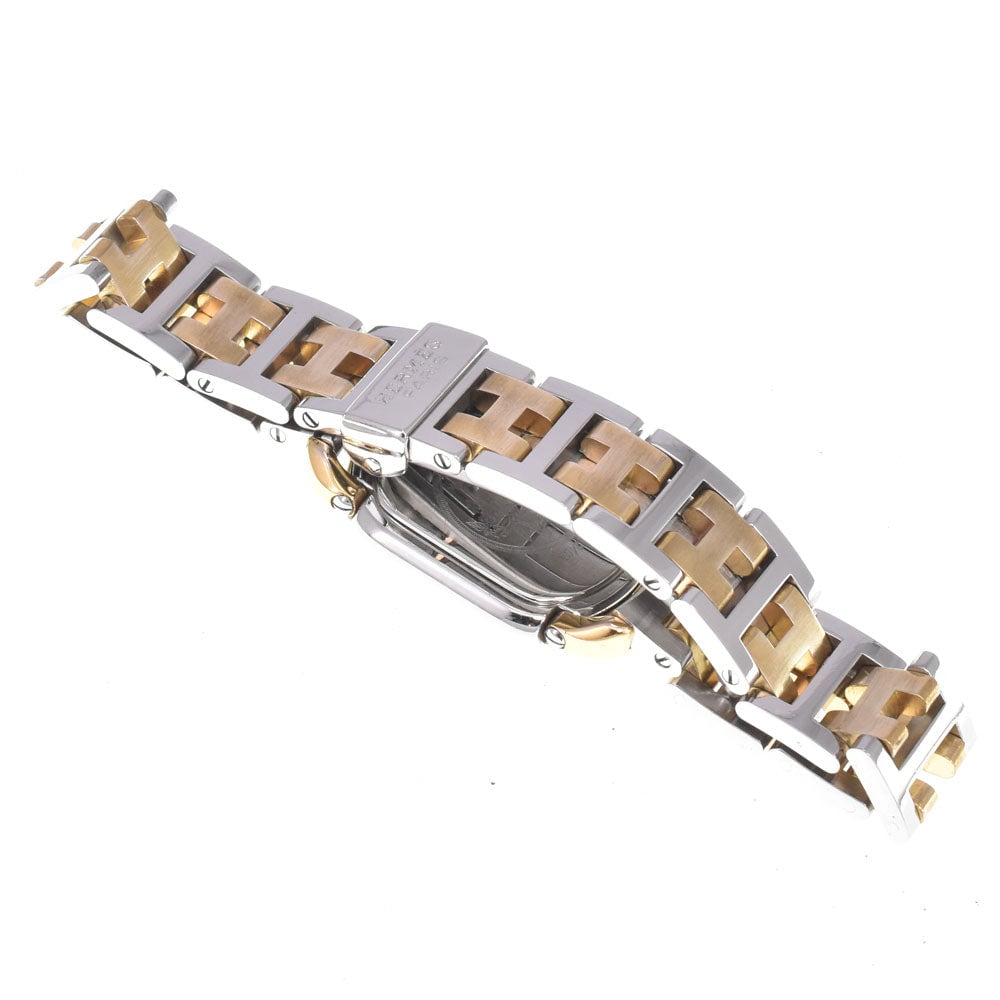 Hermes Rallye Quartz Stainless Steel and Plated Metal 20