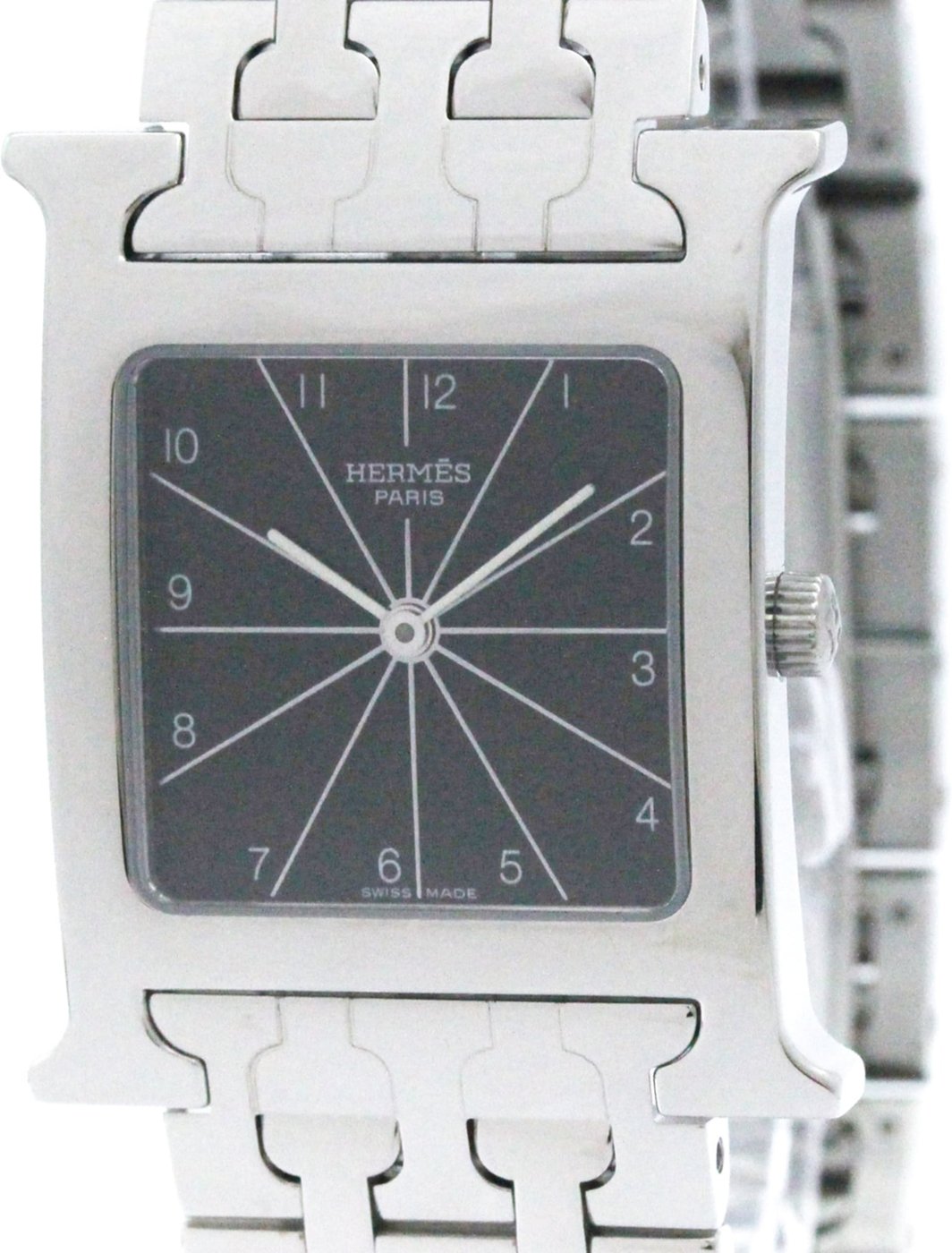 Hermes Heure H Quartz Stainless Steel 26