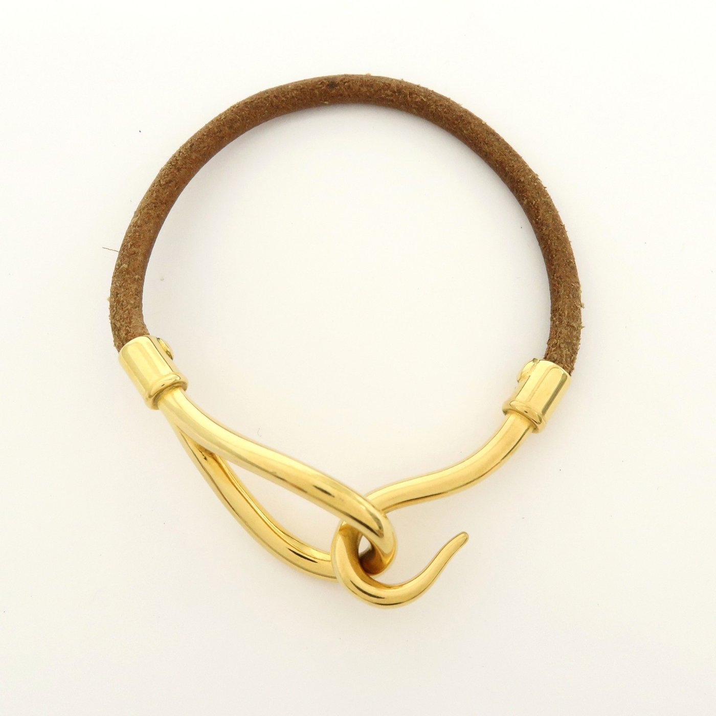 Hermes Jumbo Hook Braided Leather and Metal