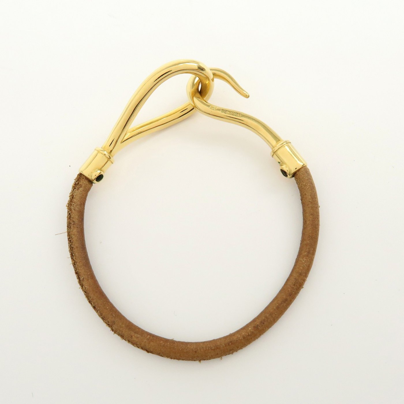Hermes Jumbo Hook Braided Leather and Metal