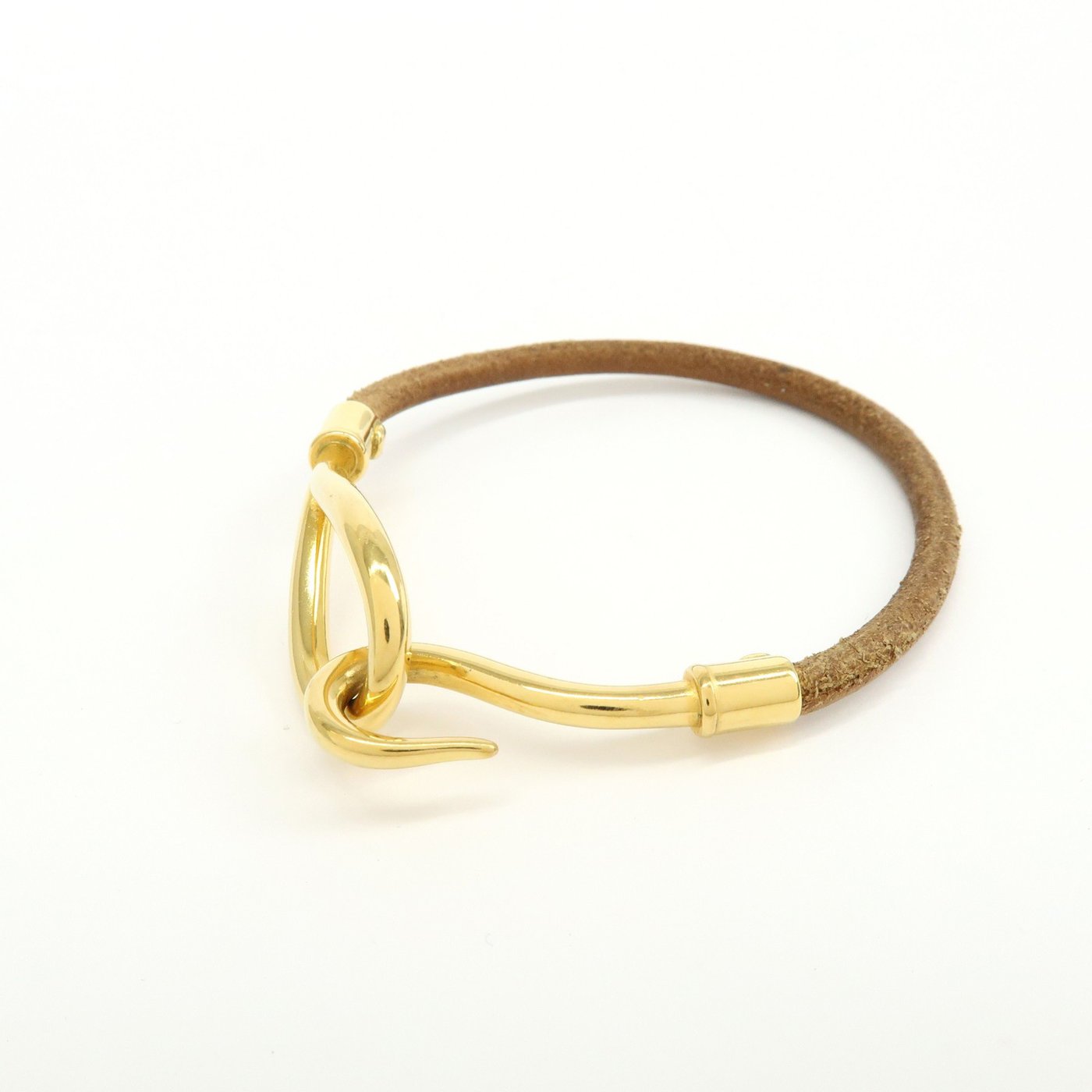 Hermes Jumbo Hook Braided Leather and Metal