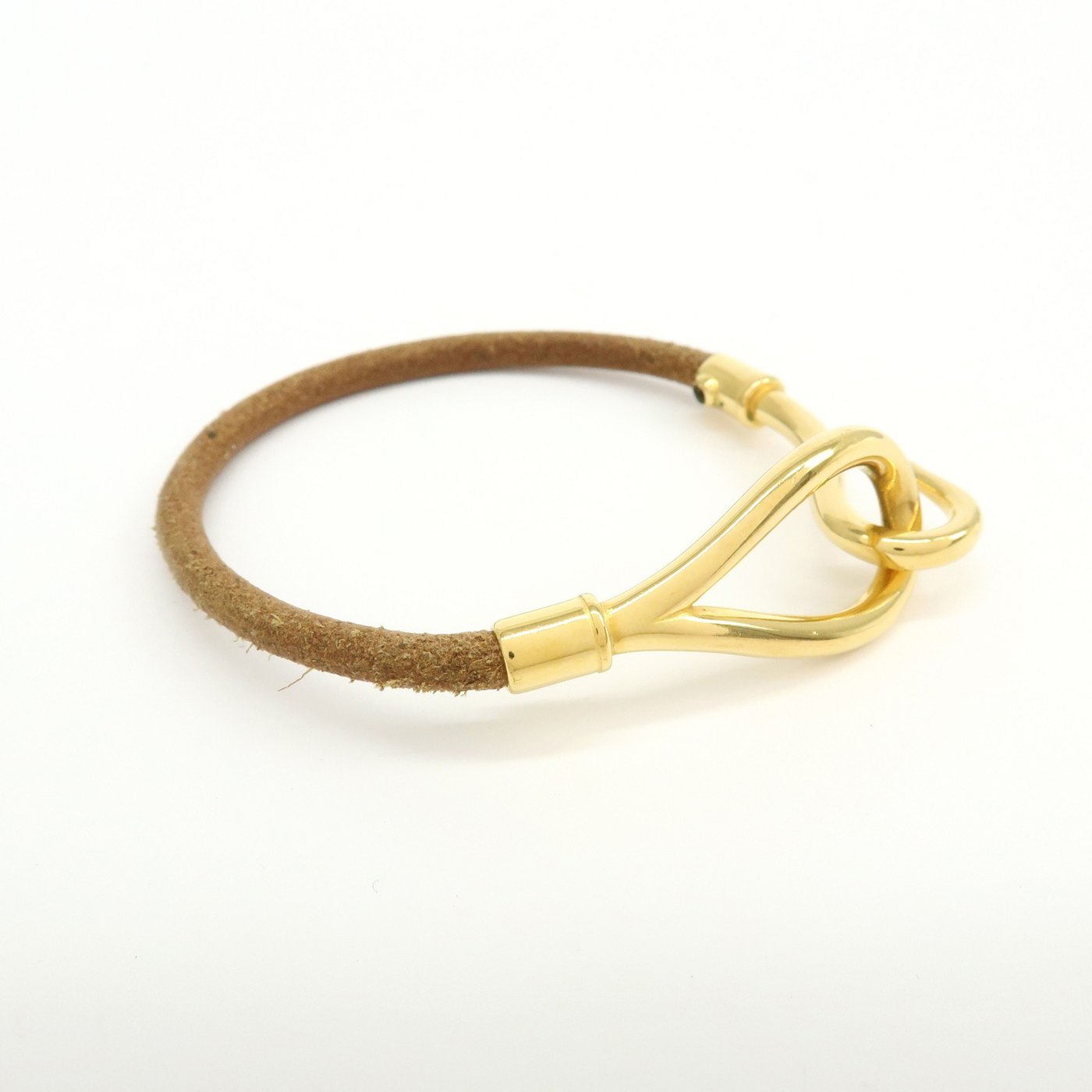 Hermes Jumbo Hook Braided Leather and Metal