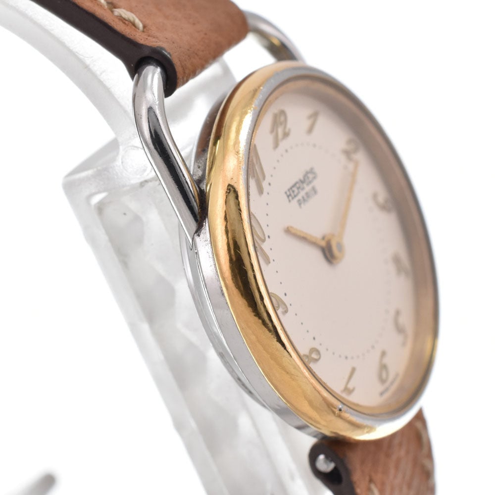 Hermes Arceau Quartz Stainless Steel and Leather 36