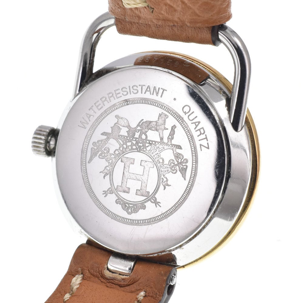Hermes Arceau Quartz Stainless Steel and Leather 36