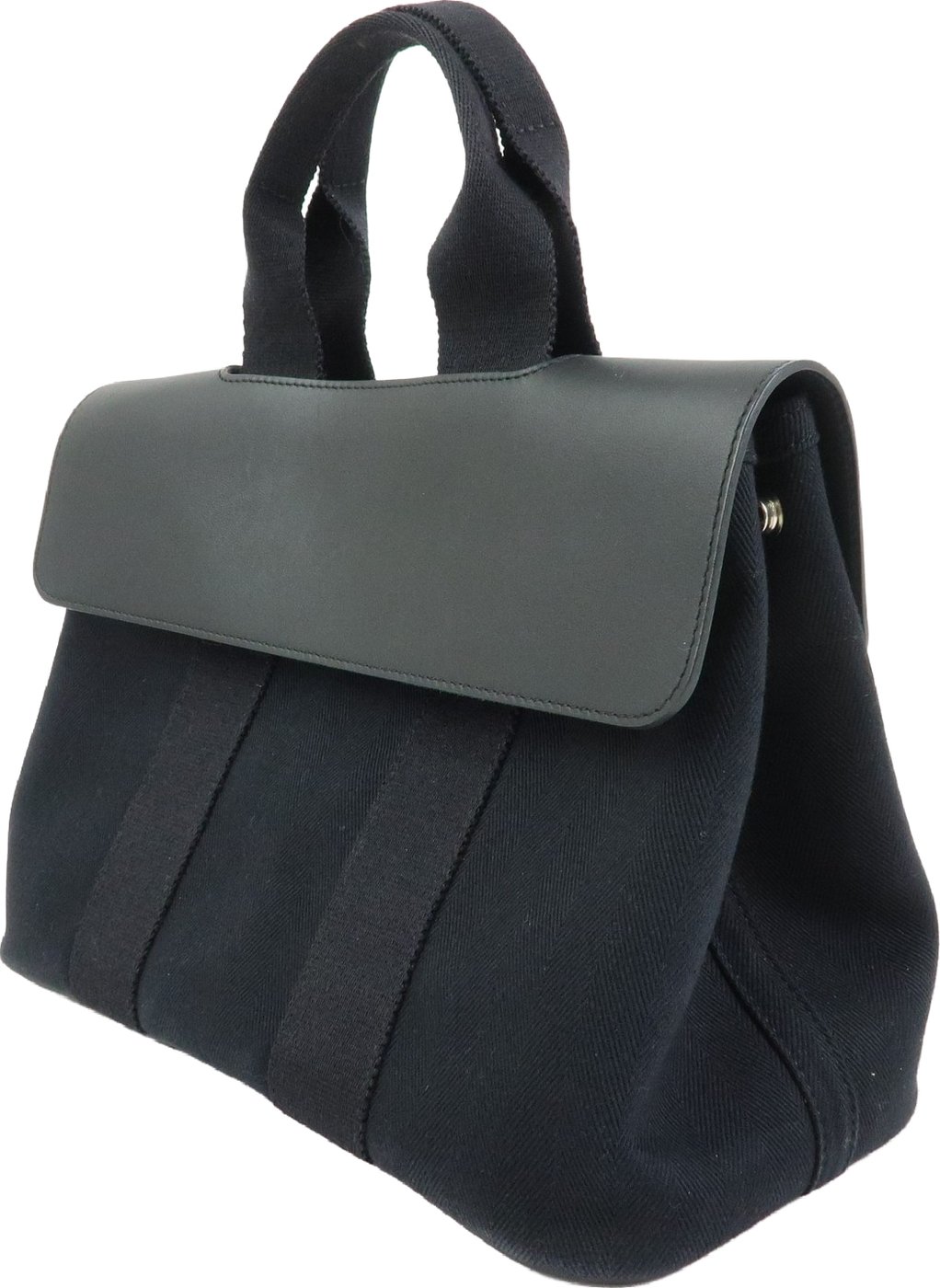 Hermes Valparaiso Toile and Leather PM