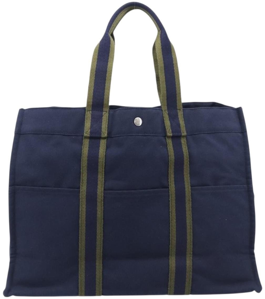 Hermes Fourre Tout Toile MM