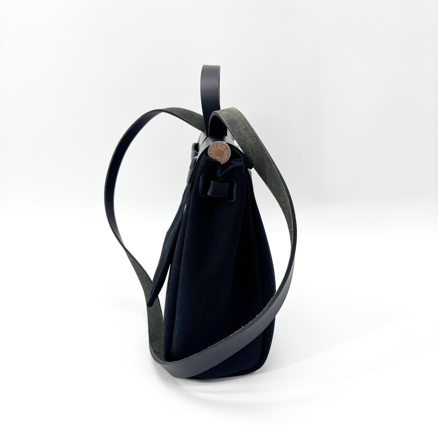 Hermes Herbag Zip Leather and Toile 31