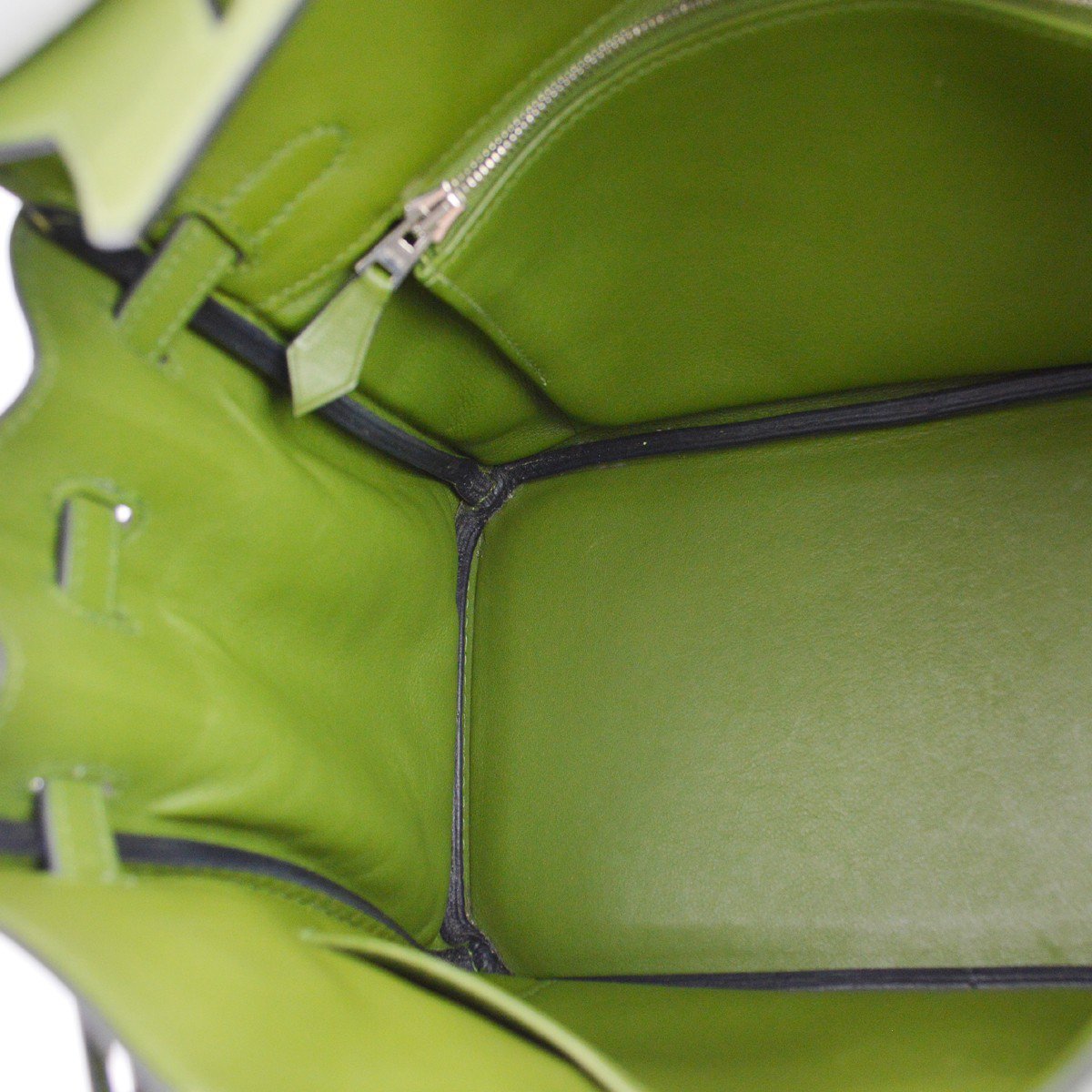 Hermes Birkin Green Swift with Palladium Hardware 25