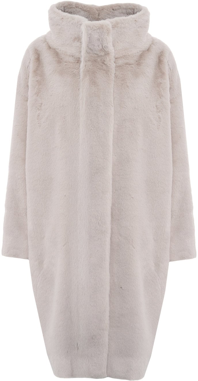 Faux fur coat