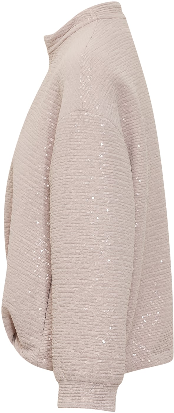 Giacca Cappa con Zip e Paillettes