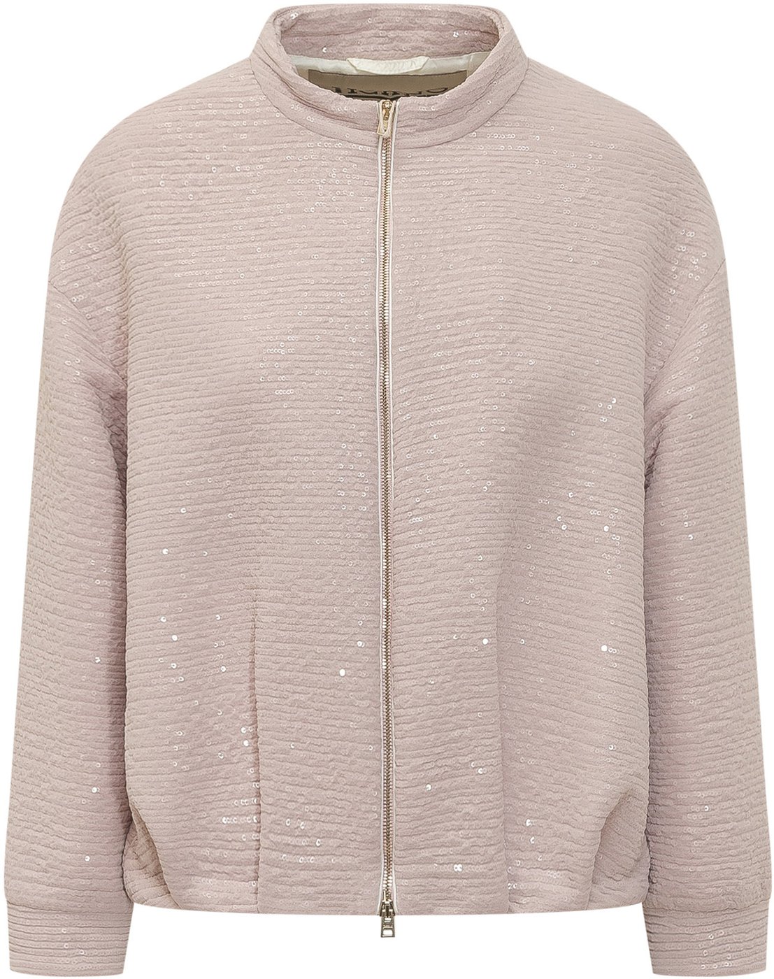 Giacca Cappa con Zip e Paillettes