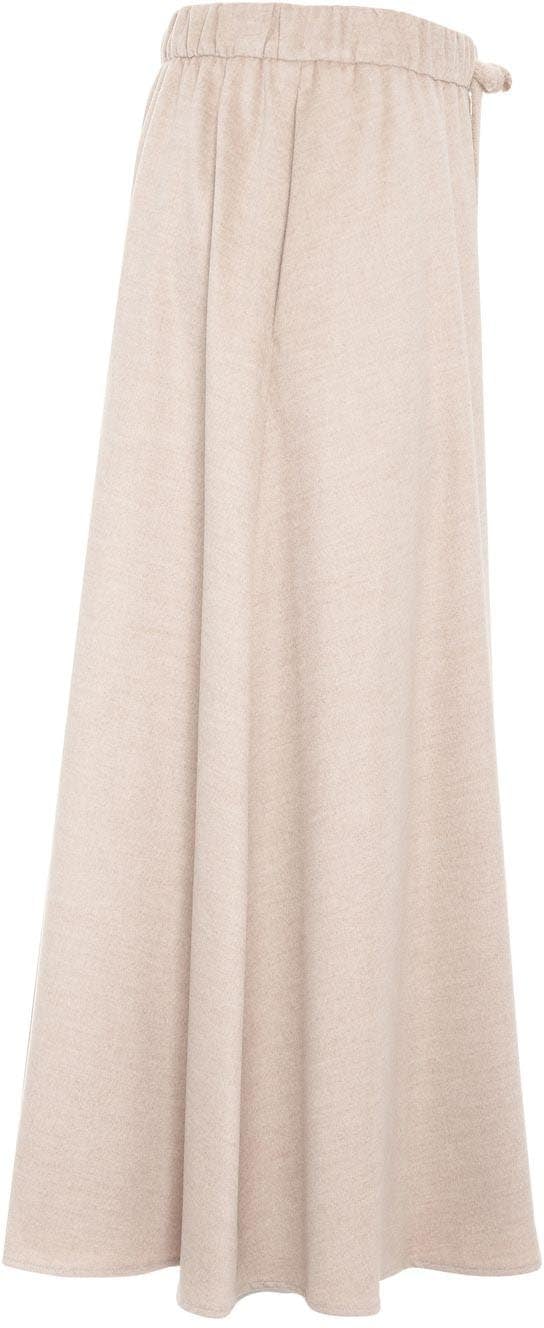 Maxi skirt in wool