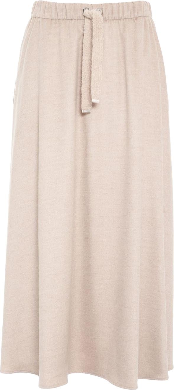 Maxi skirt in wool