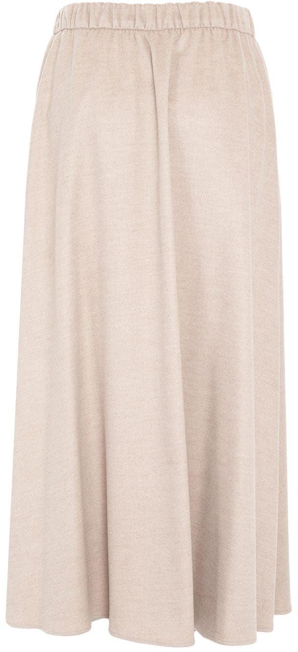 Maxi skirt in wool