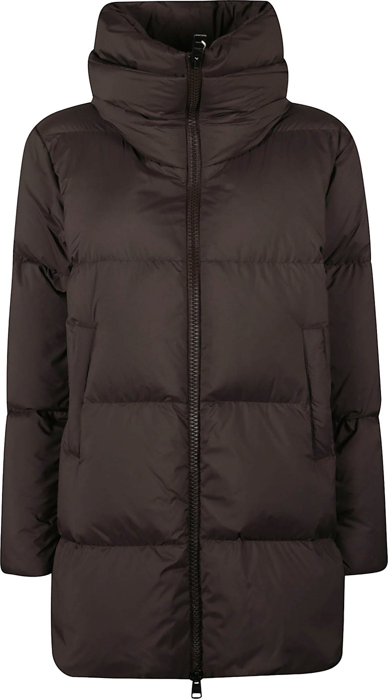 A-shape Down Jacket Brown
