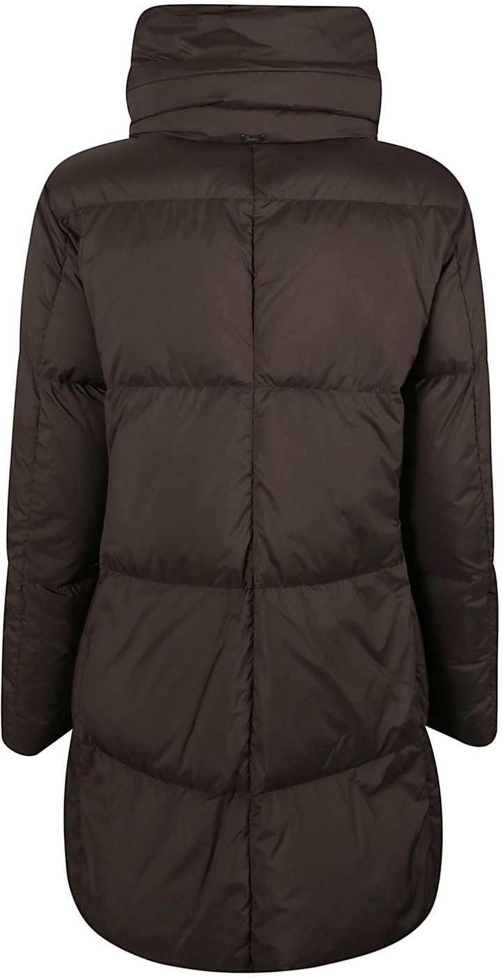 A-shape Down Jacket Brown
