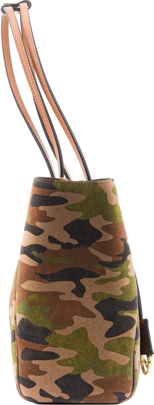 Shopper M Camouflage Suede