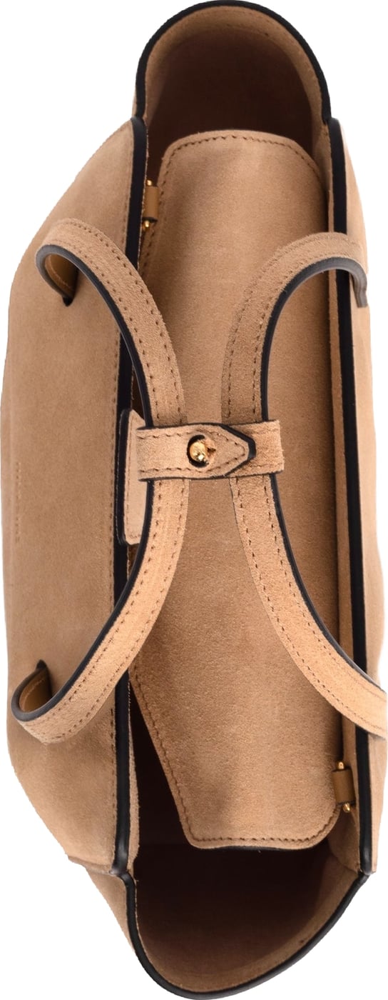 Dames Flap S Suede Cocco Camel