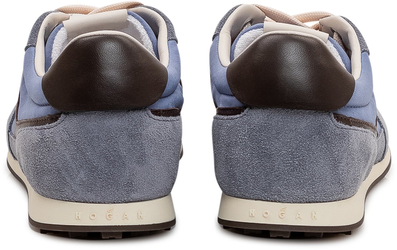 Sneakers H699 con Inserti a Contrasto
