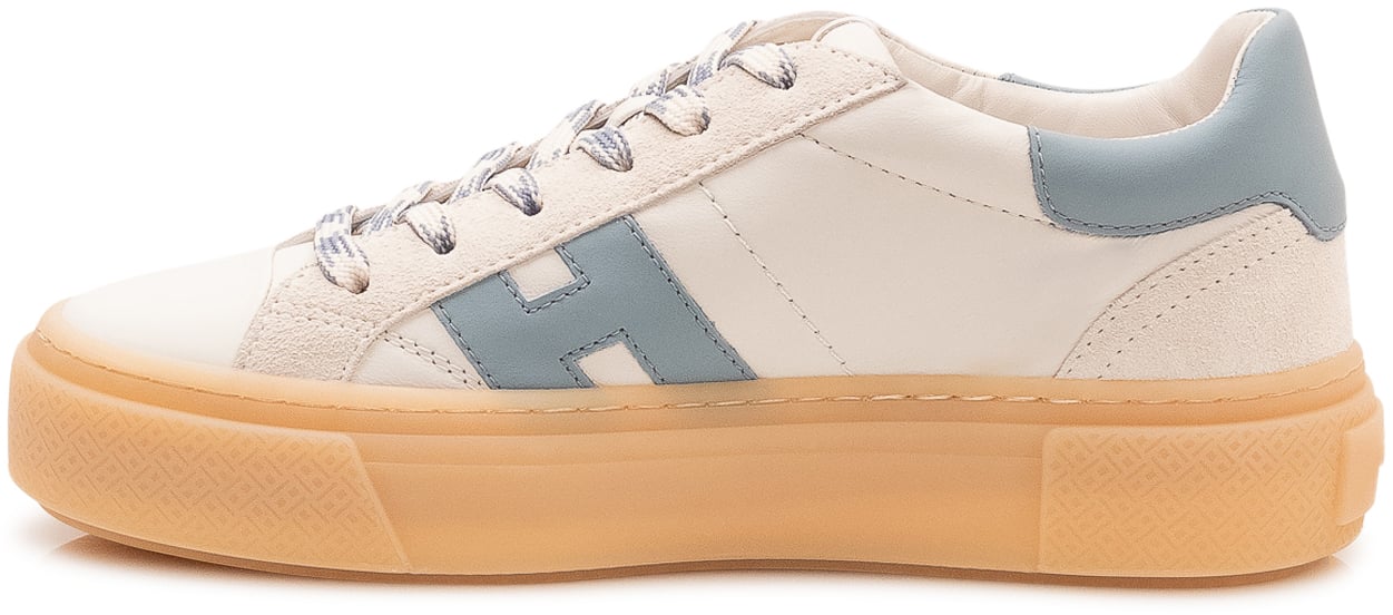 Sneaker H705 con Lacci e Inserto Laterale