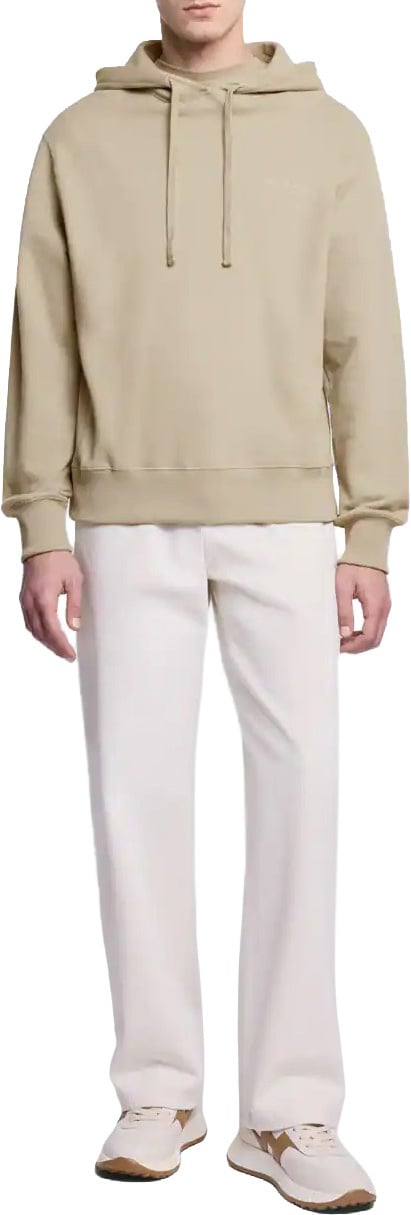 Ecru Hoodie Sweatshirt