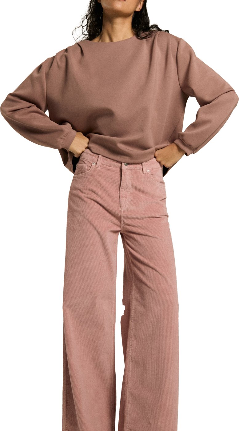 jeans velours roze
