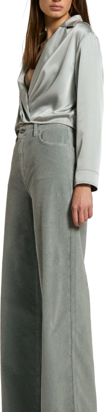 velvet jeans wide leg