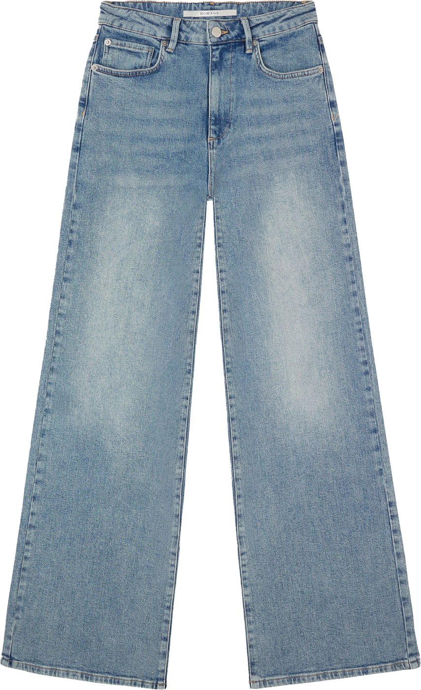jeans blauw wide leg