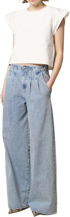 tailord pleated jeans