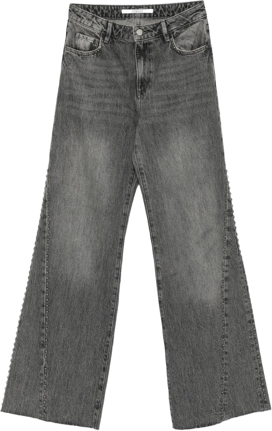 jeans studs vintage grey