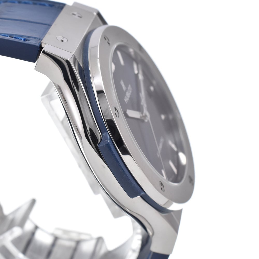 Hublot Classic Fusion Automatic Titanium and Alligator with Rubber 45