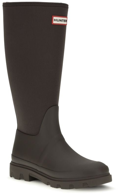 Hunter Brown Rubber Rain Boots