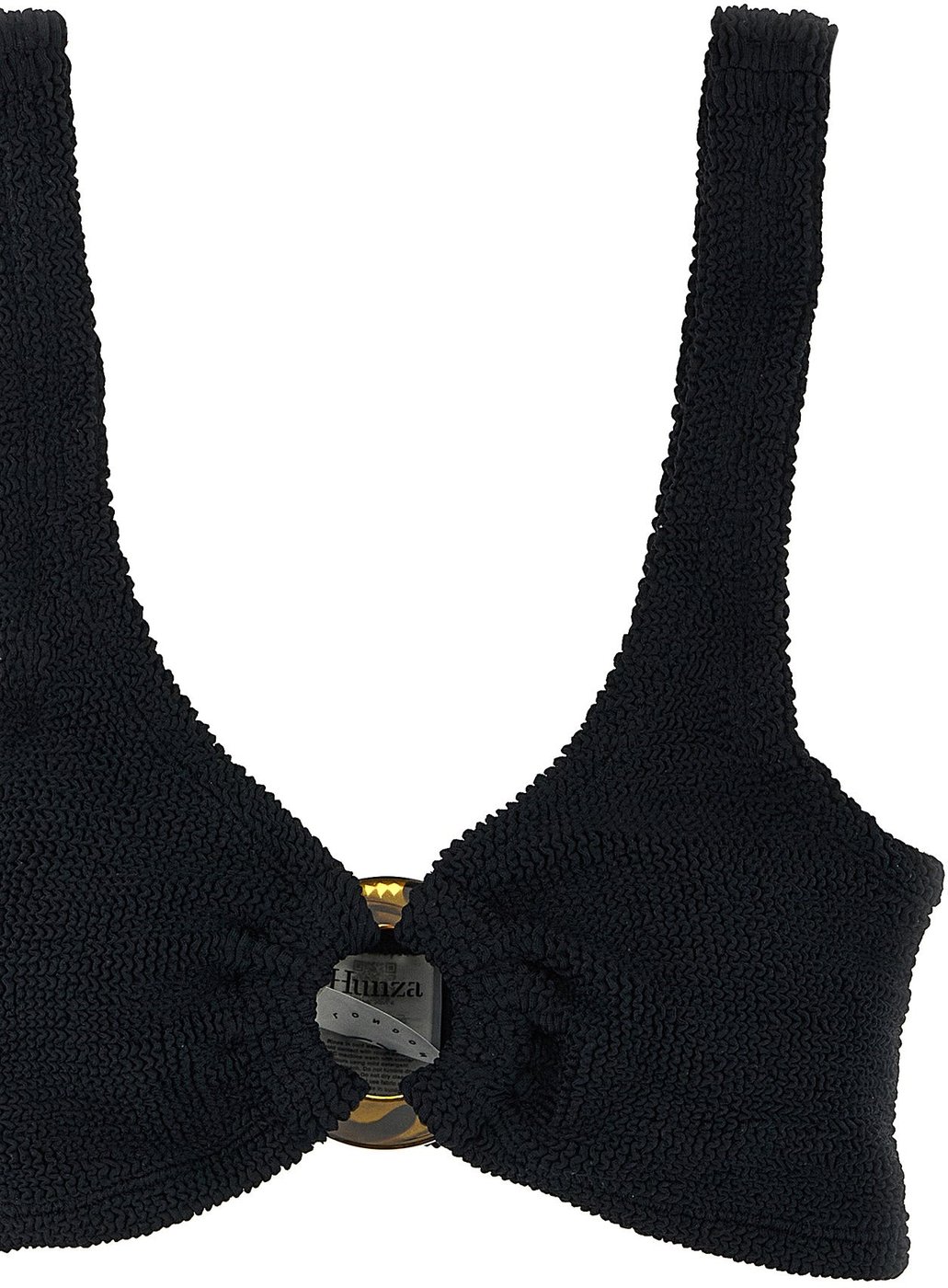 Hunza G Black Nylon Bikini