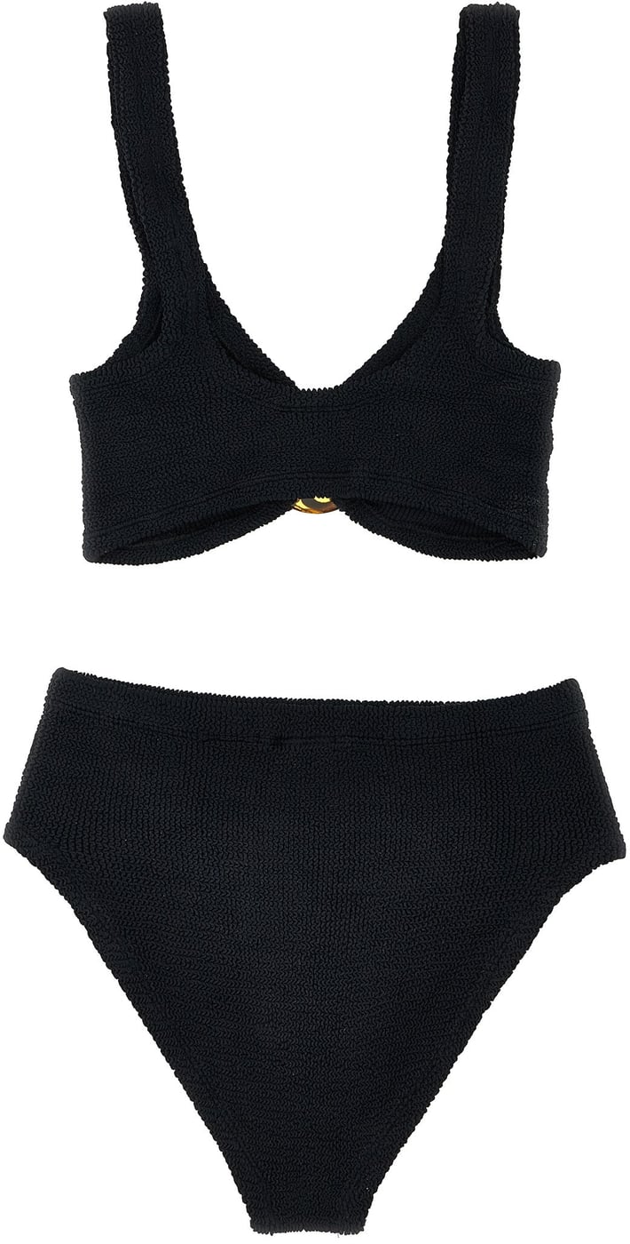 Hunza G Black Nylon Bikini
