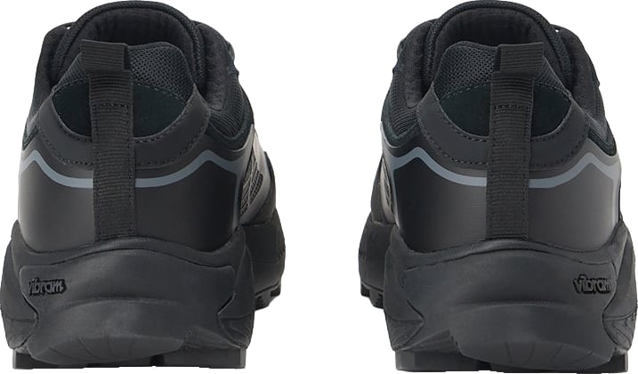 Black and grey colour-block outdoor sneakers