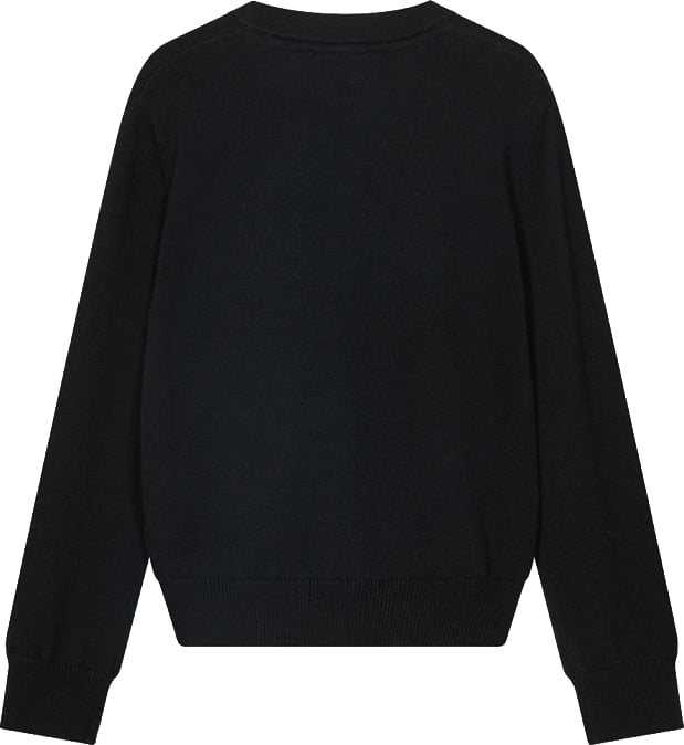 Boys' crew-neck sweater with black Iceberg logo