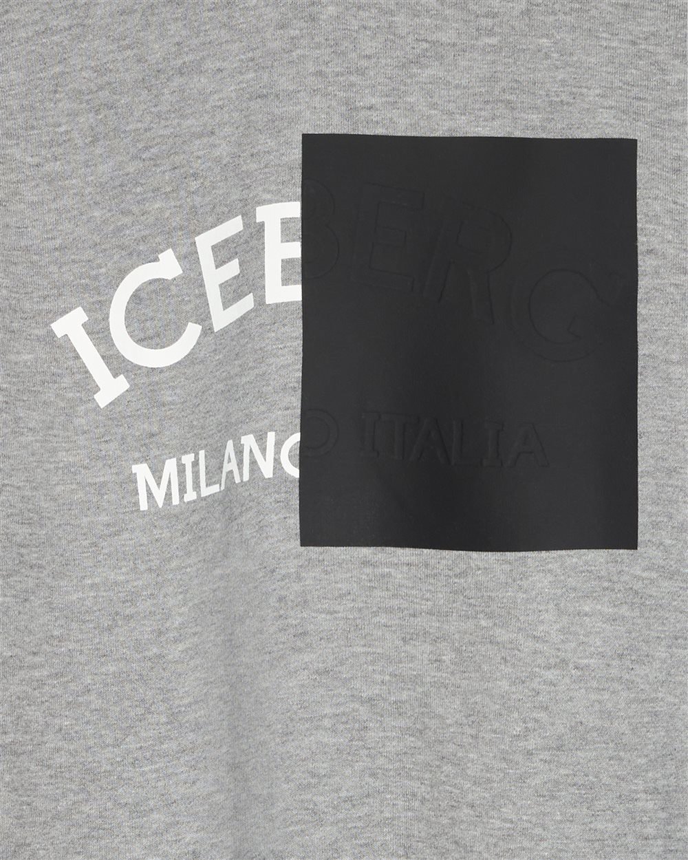 Boys' grey hoodie with nylon pocket